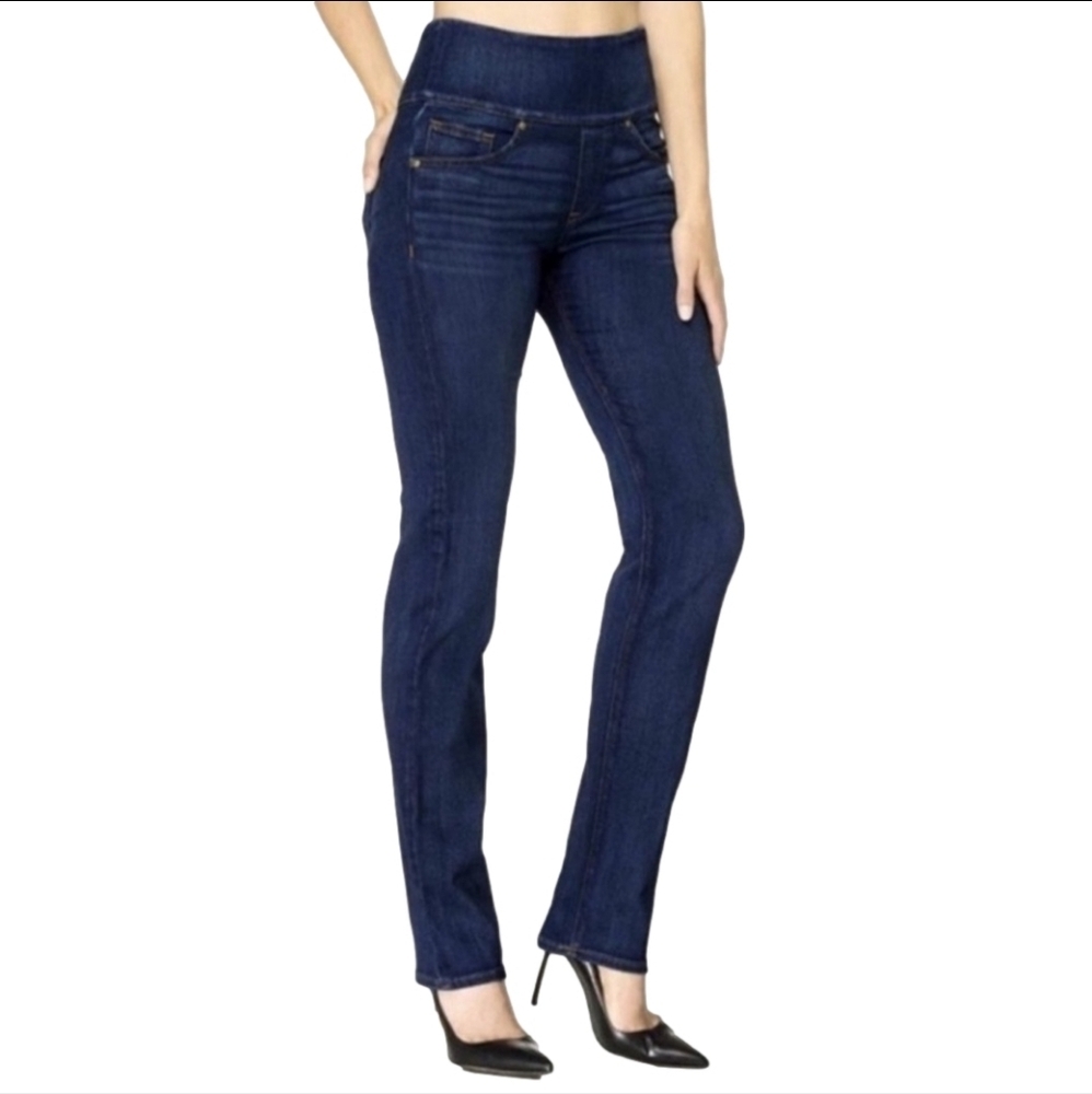 Spanx The Signature Straight Side Zip Denim Jeans